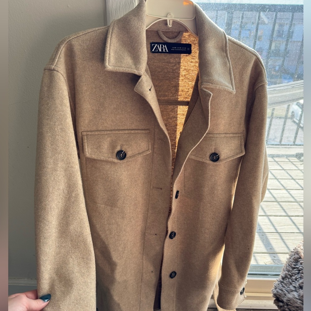 Zara Tan jacket/coat (XS-S)